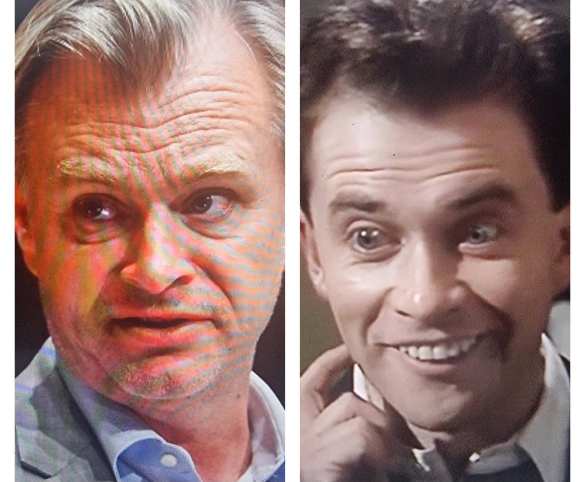 Has anyone ever seen Christopher Nolan and Harry Enfield in the same room together? Exactly! 🤯😎 #Oscars2024    #ChristopherNolan