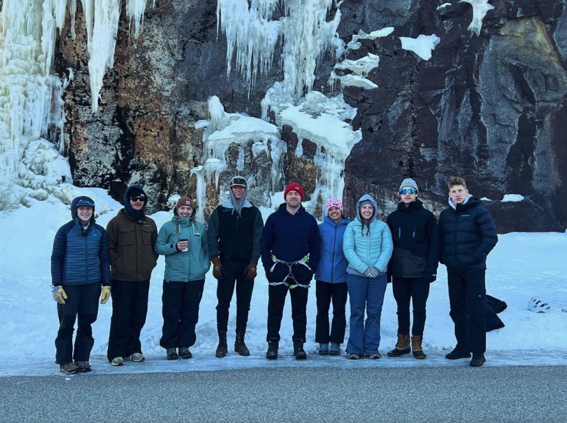 NewEngCollege's tweet photo. #NECOutdoorEducation students spent two days climbing in the whites with Mooney Mountain Guides last month! ❄️🏔️ Learn more about our Outdoor Education, BA program at https://t.co/BHcZSBL0mT. #beoutside #newengcollege #outdooreducation https://t.co/hD8aEr34DB
