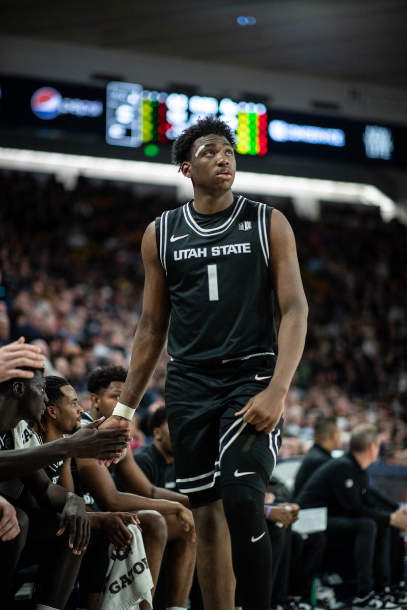 Four Aggies earned all-Mountain West honors as voted on by the league's media!

Great Osobor ➡️ First Team
Darius Brown II ➡️ Second Team
Ian Martinez ➡️ Honorable Mention
Mason Falslev ➡️ Honorable Mention

🔗 tinyurl.com/yc85kvn9
#AggiesAllTheWay