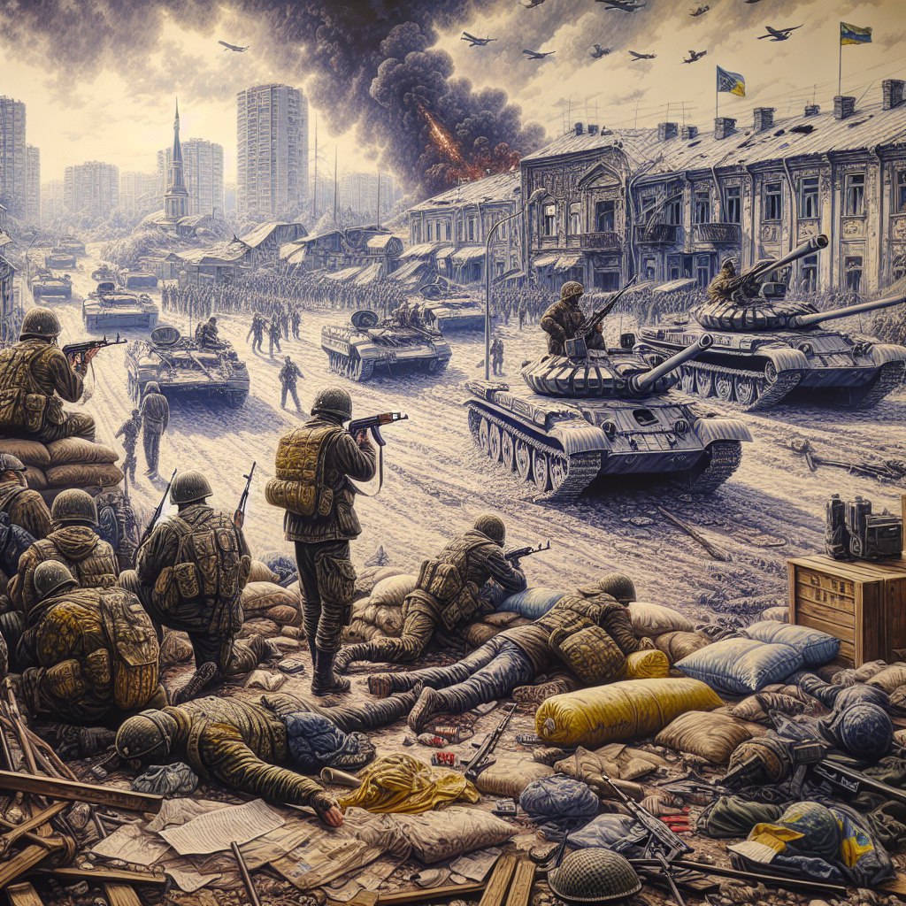 SimonRicheth's tweet photo. @LinkTensor @Ripple My entry is a graphic depiction of the current war in Ukraine !! What do you guys got! https://t.co/7EOjGN5wCX