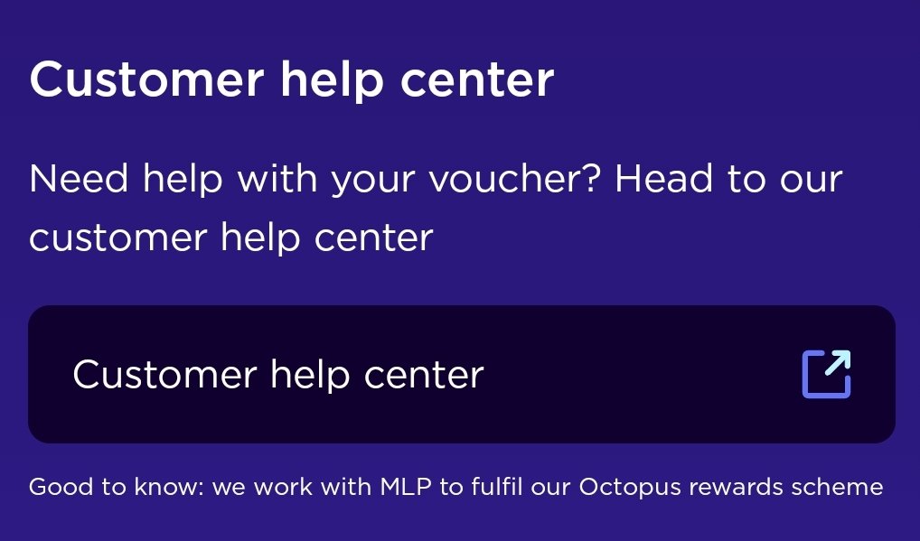 grebble's tweet photo. @OctopusEnergy Any chance your app can be changed so 'centre' is spelt correctly? Last time I looked, we aren't in America. https://t.co/WSADoNbl3A