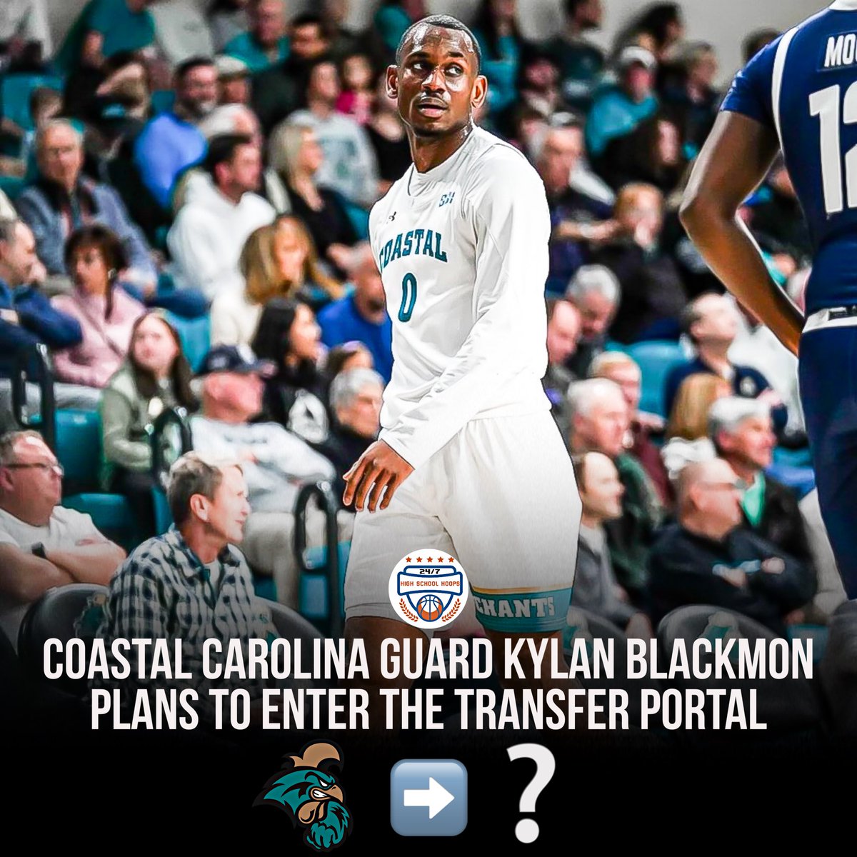 NEWS: Coastal Carolina guard Kylan Blackmon (@kylanblackmon2) tells me he plans to enter the transfer portal. Blackmon began his career at Northeast Mississippi Community College before spending the last two seasons at Coastal Carolina. He averaged 11.4PPG, 3.1RPG, 1.6APG and…