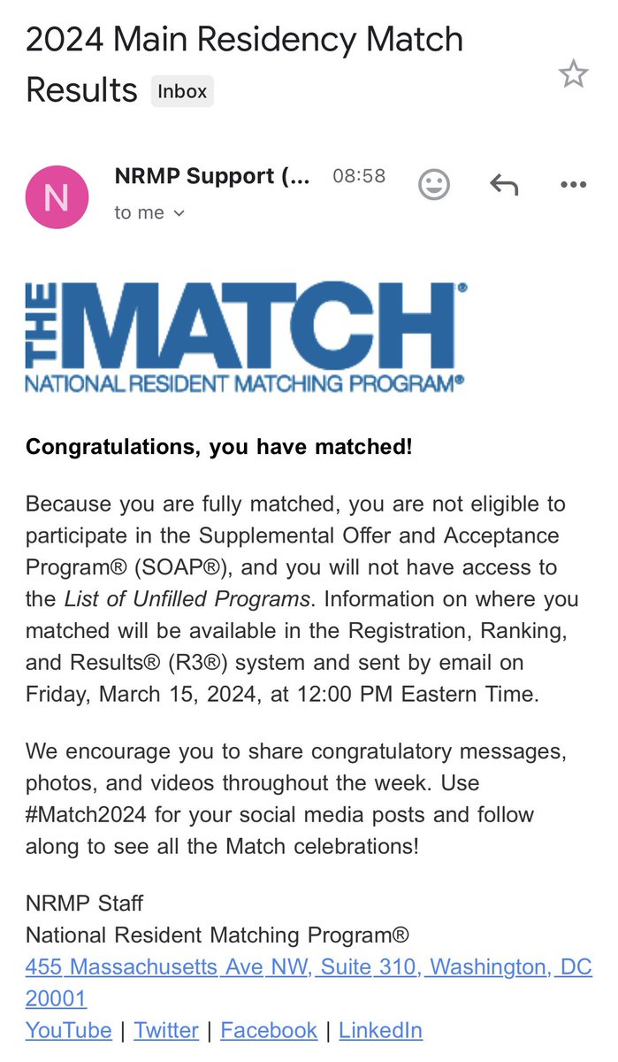 I’m going to be a SURGEON!!

#Match2024
#GenSurgMatch2024