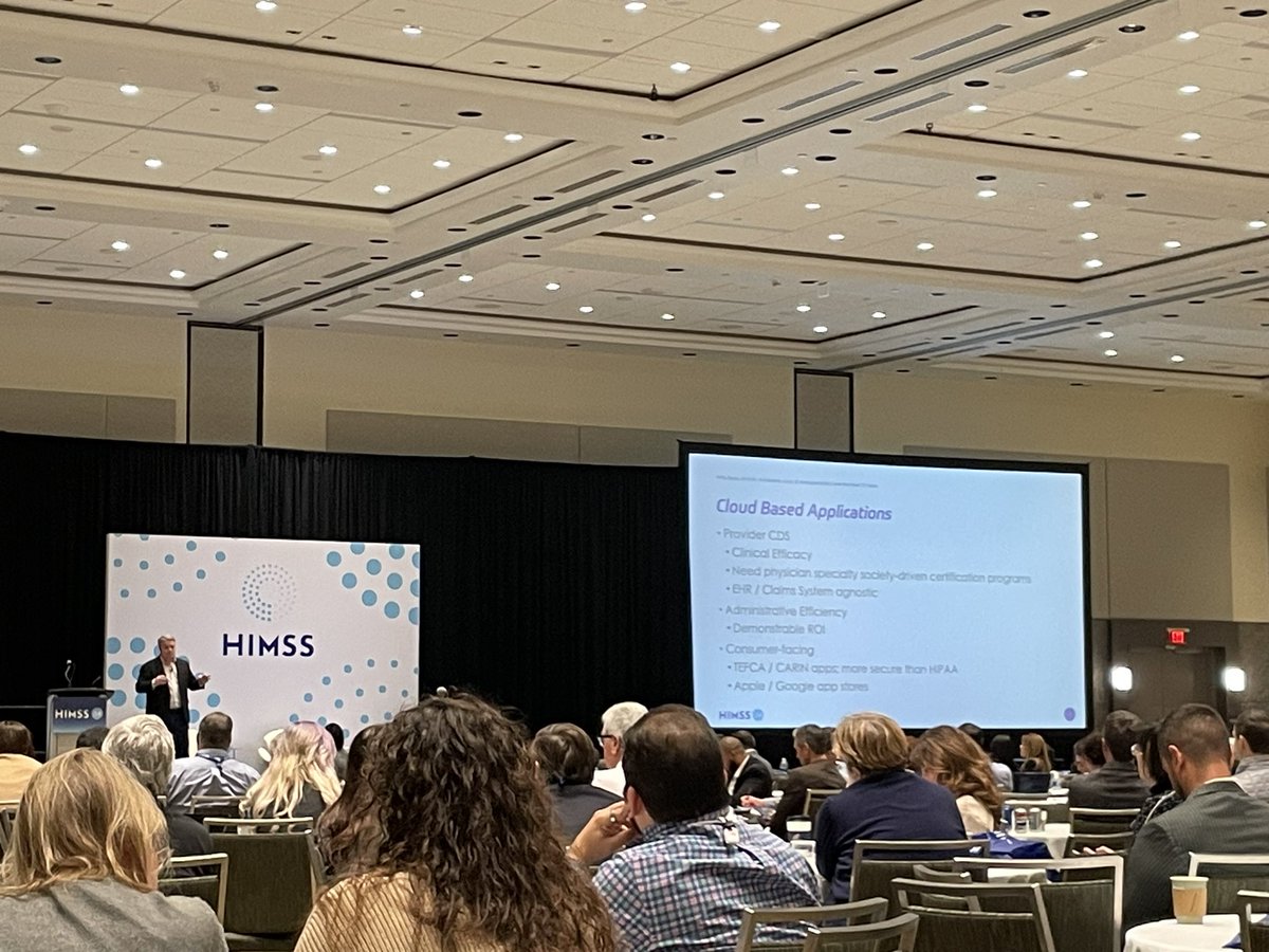 Health Apps that engage in #TEFCA and the @carinalliance can be trusted. @rryanhowells highlights how these apps surpass HIPAA standards and have additional requirements. He also highlights the independent accreditation, which is available from @DirectTrustorg 

#HIMSS24