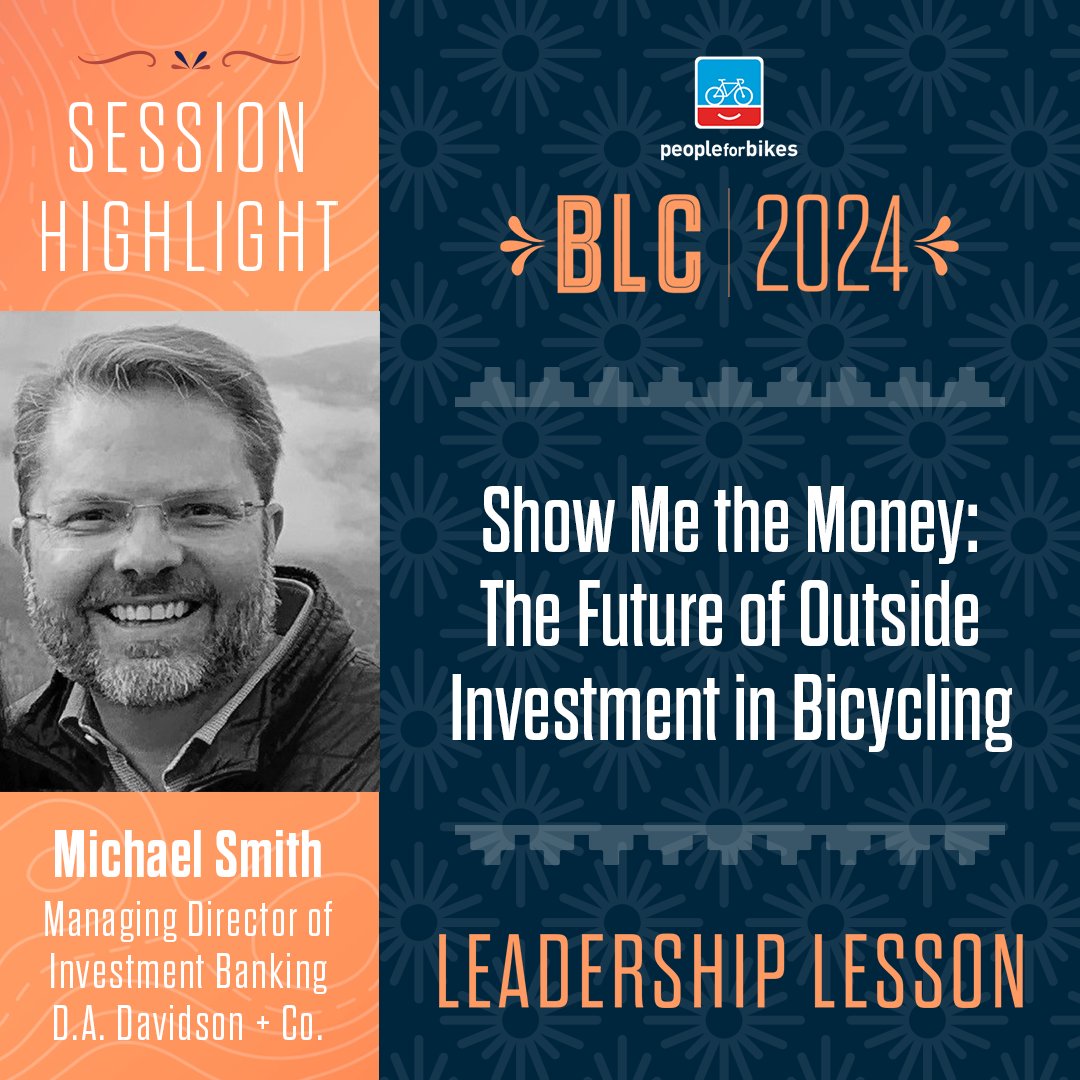 Learn about the future of outside investment in bicycling and how your business can leverage generative AI to drive long-term growth at the 2024 BLC. These can’t-miss sessions will help you set your company up for success. Register today: bit.ly/3UBqb3a.