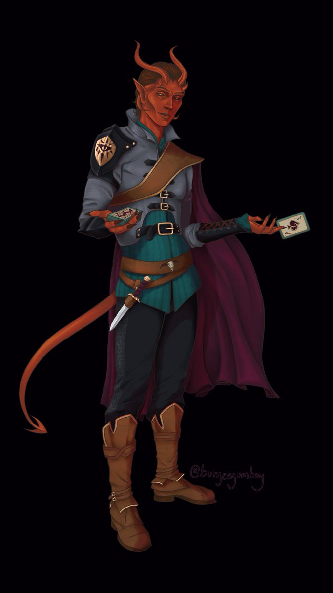 bunjeegumboy's tweet photo. Recent commission for someone's DnD character. Had too much fun working on this one to not post it! https://t.co/IMhpAl5zV1