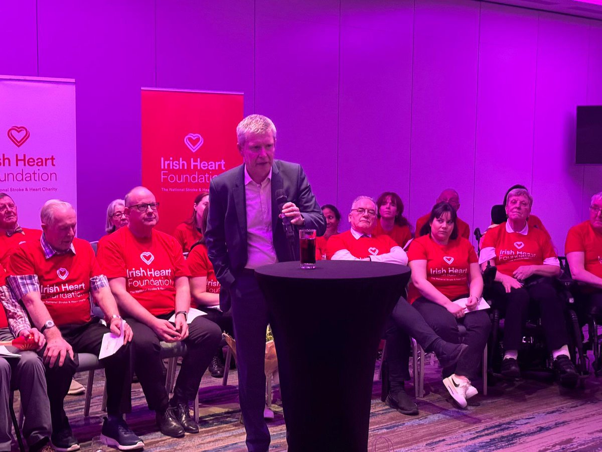 ESO President Peter Kelly, Irland congratulating @StrokeEurope #lifeafterstroke Forum to its success, highlighting the importance of this event. #strokesurvivor #strokematters #dublin #ELASF2024 #strokeprevention @Irishheart_ie