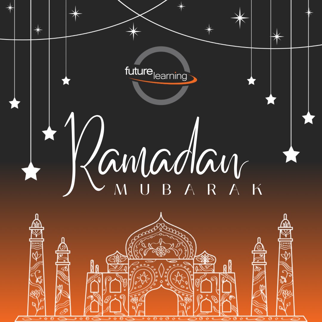 Future Learning would like to wish those observing Ramadan a month filled with reflection, prosperity and personal growth. 

Ramadan Mubarak! 🌙✨ 

#Ramadan #Blessings #FutureLearning