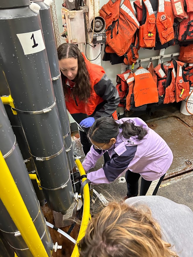 This week we’ll be highlighting the crew and research being performed on the IO8S GO-SHIP as they deploy floats, drifters and collect water samples from the surface to the sea floor beginning in Antarctica. Stay tuned!