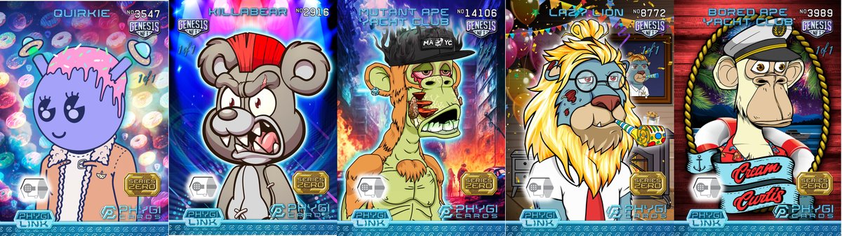 Our allow list is now open!   
Email gets you on the regular list.   
Only 30 VIP spots available and based on demand, they'll go quick.   
Click👇👇for details.    
👉phygicards.kickoffpages.com   👈

<a href="/TAR1008/">RichRoar 🦁👑🔪🧸</a>
<a href="/killabearsnft/">KILLABEARS 🐻</a>
<a href="/princessashleiv/">Ash</a>
<a href="/quirkiesnft/">Quirkies</a>
<a href="/LazyLionsNFT/">Lazy Lions 👑</a>
<a href="/creamcurtis/">Cream Curtis</a>