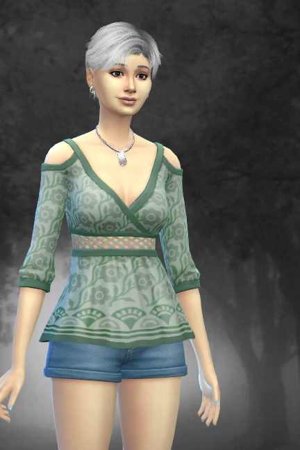 Voxnee's tweet photo. Working on those #Simspirations Say hello to Mousey! Remember if you want a possible Sim to appear in a YT video post a Color and 3 random words! This one was Grey, Polite, Storm and Guitar. https://t.co/igoaXuqnmr