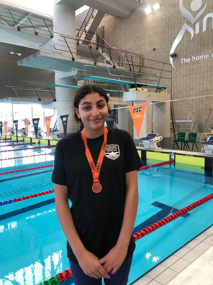 Well done to Aisha who come 3rd in 50 backstroke at the Putteridge L1 Meet #LamptonLeisure #HounslowSportsDev #Hounslow #GAHounslow