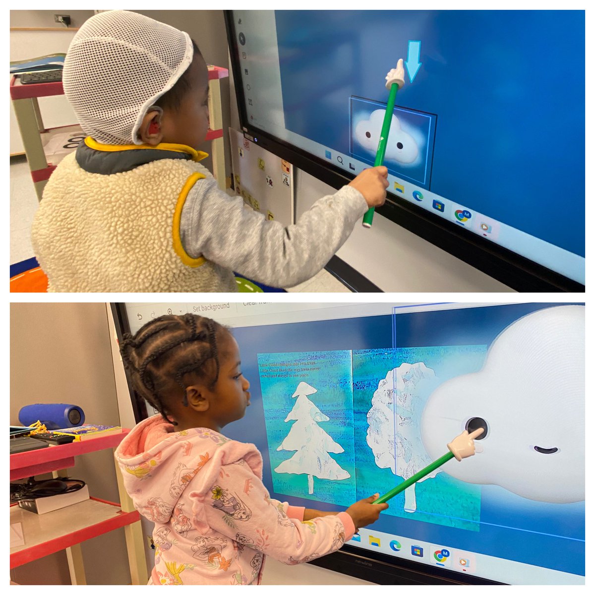 MrsThornsWorld's tweet image. Reading Little Cloud by Eric Carle and making our clouds transform into all sorts of different things. #MrsThornsRoseGarden #NBTeamPreschool #NBTECCisRedHot @NBTECC @mrpassner
