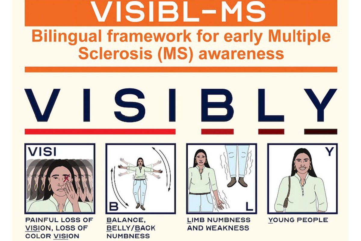 The mnemonic to remember is “VISIBL-MS." 

Dr. Jaime Imitola has unveiled a new, bilingual resource that can help overcome unintended delays in diagnosing #MultipleSclerosis due to social detriments of health. 

Learn more:
bit.ly/49Hr2E6