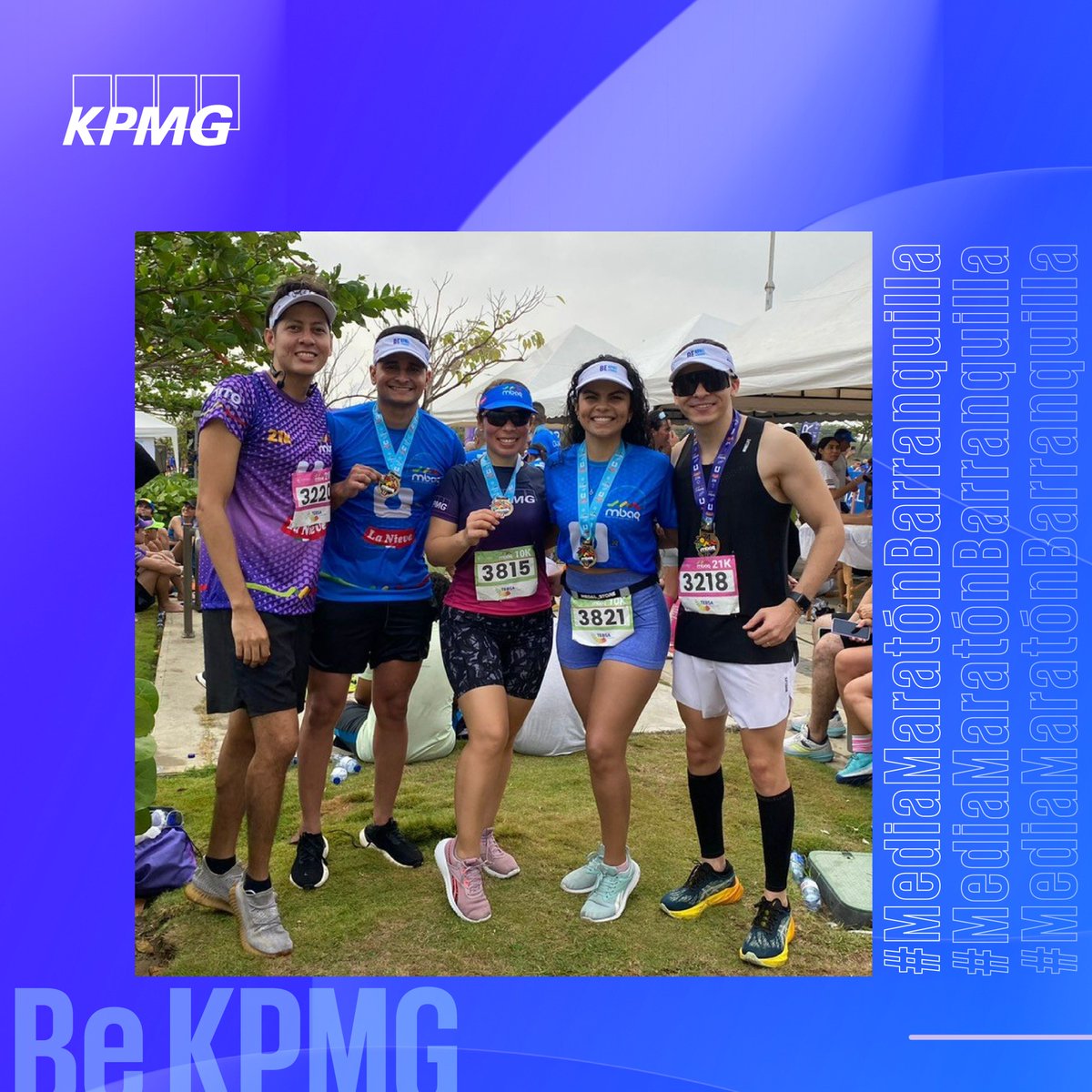 KPMG_CO's tweet photo. El espíritu imparable de nuestros Runners en Barranquilla brilló en la Media Maratón este fin de semana. ¡Su disciplina y constancia nos inspiran a todos! 🏅
#MBAQ #MaratónDeBarranquilla #BeKPMG #BeExtraordinary https://t.co/BOjRwNKHdm