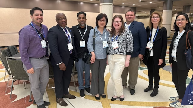 NISTcyber's tweet photo. Today, the @NIST team had a meet-and-greet at #HIMMS24 with the @HHSGov team.
This marked an exciting step forward towards more collaboration on #cybersecurity resilience programs. https://t.co/cXaRzE9n36
