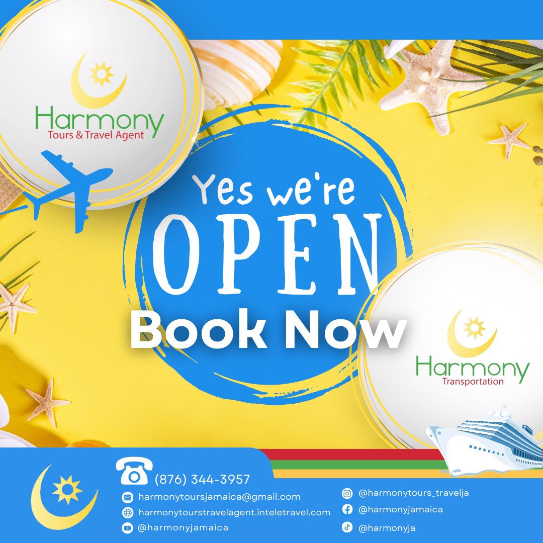 After a brief closure, we're thrilled to announce that we're back and ready to serve you for JA Carnival season and beyond! Whether you're a carnival traveler gearing up for the next big event or seeking flights,transportation, tours, or a trusted travel agent/tour guide