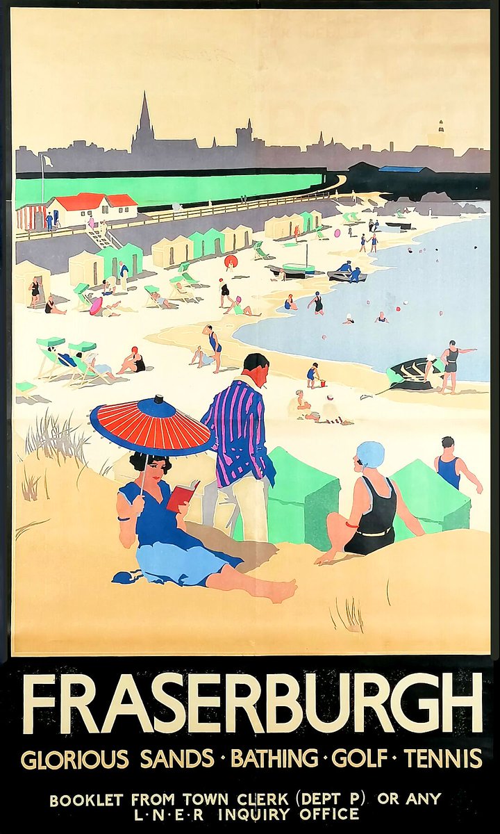 LNER poster of Fraserburgh by HG Gawthorn. (1930)