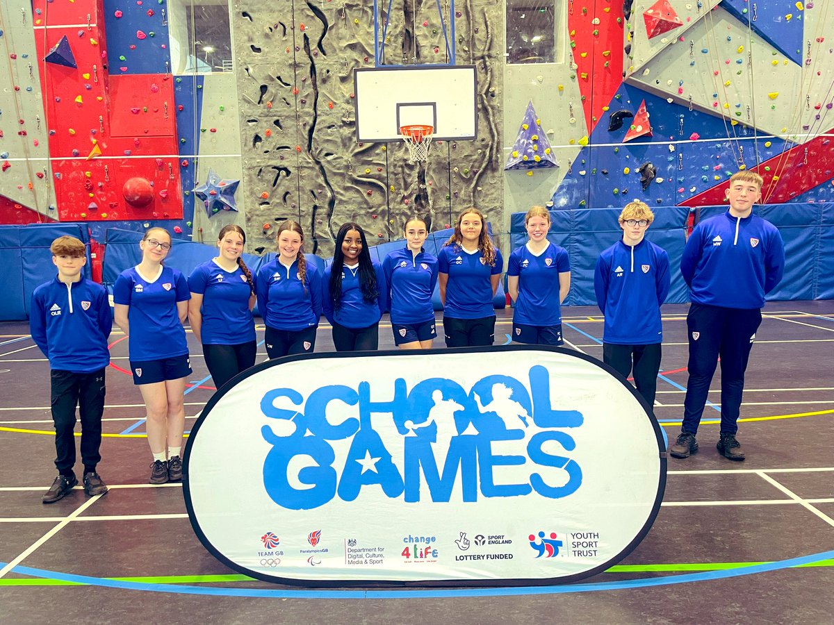 Our sports leaders from @deaneryhigh were absolutely amazing today at our School Games cup primary schools event @WiganYouthZone Fantastic role models for our young participants! #lifeskills #TEAMWigan @YourSchoolGames