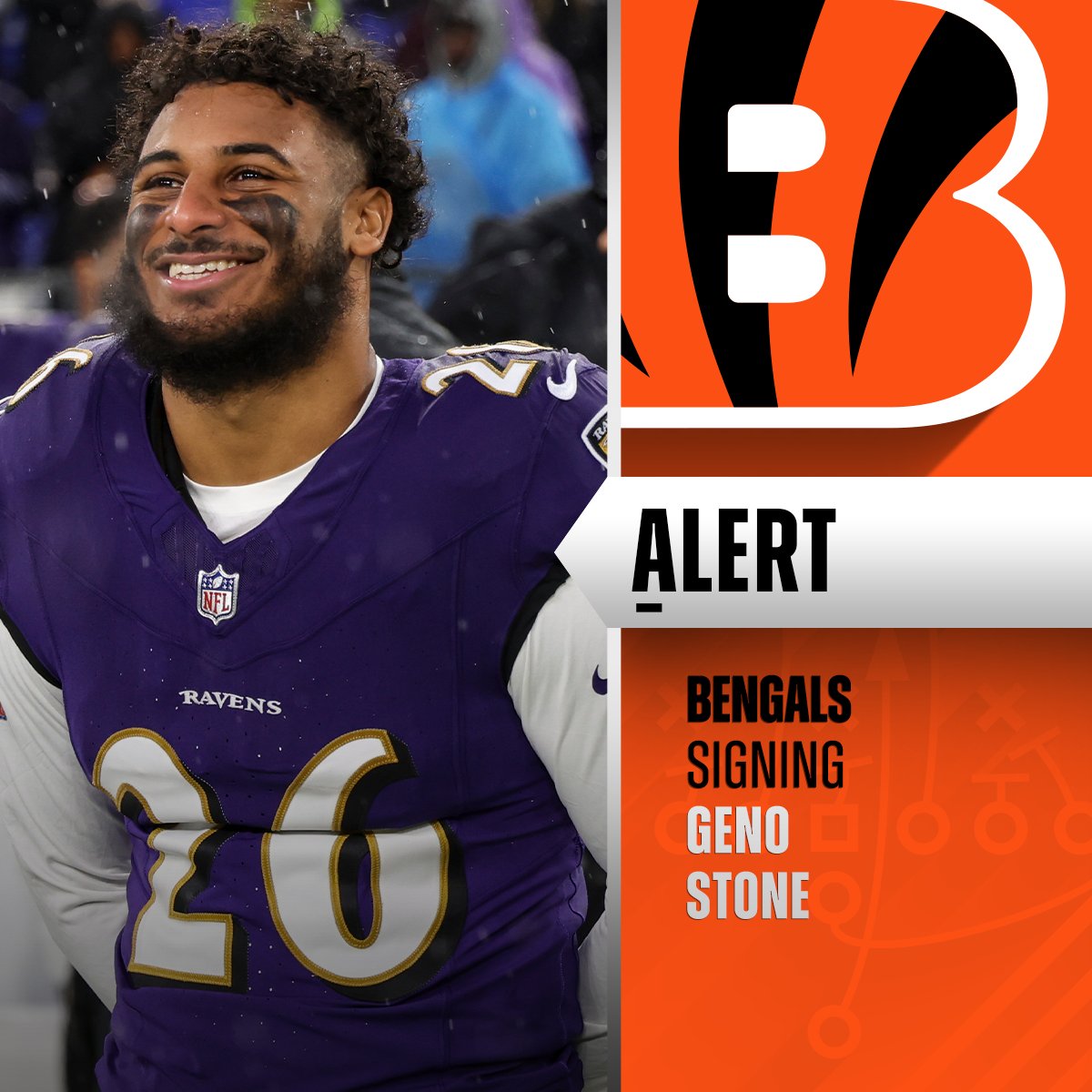 Bengals signing safety Geno Stone to two-year, $15M deal. (via @rapsheet)