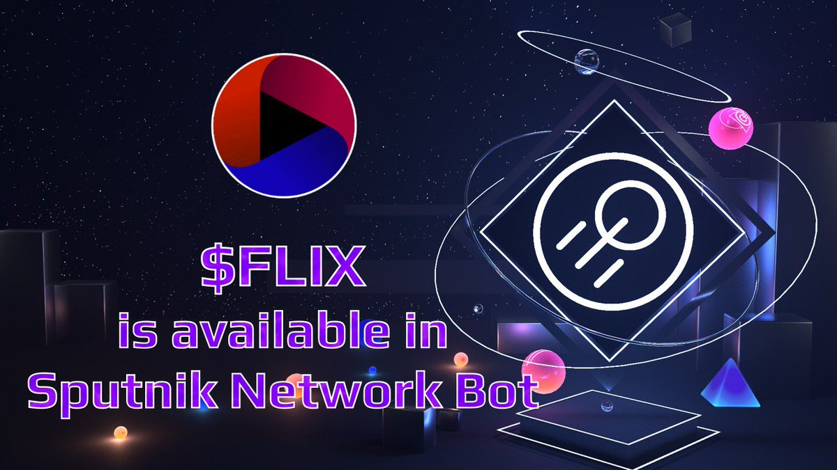 SputnikNetwork's tweet photo. 1/
Very soon, Web3 functionality will appear in Sputnik Network Bot!

The launch of the testnet is scheduled for Q2-2024

At the same time, we are testing and updating Web2 functionality, and we want to please you with the implementation of $FLIX

@OmniFlixNetwork @FlixFanatics https://t.co/2bNtM9HMBY