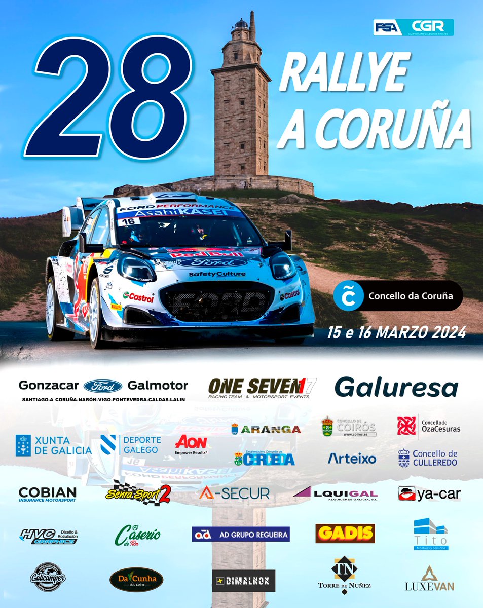 PeAChapaRacing's tweet photo. [Guía del espectador] Tramos, horarios y lista de inscritos Rallye A Coruña 2024: https://t.co/XGZG5hz0xY https://t.co/ug4dE160iT