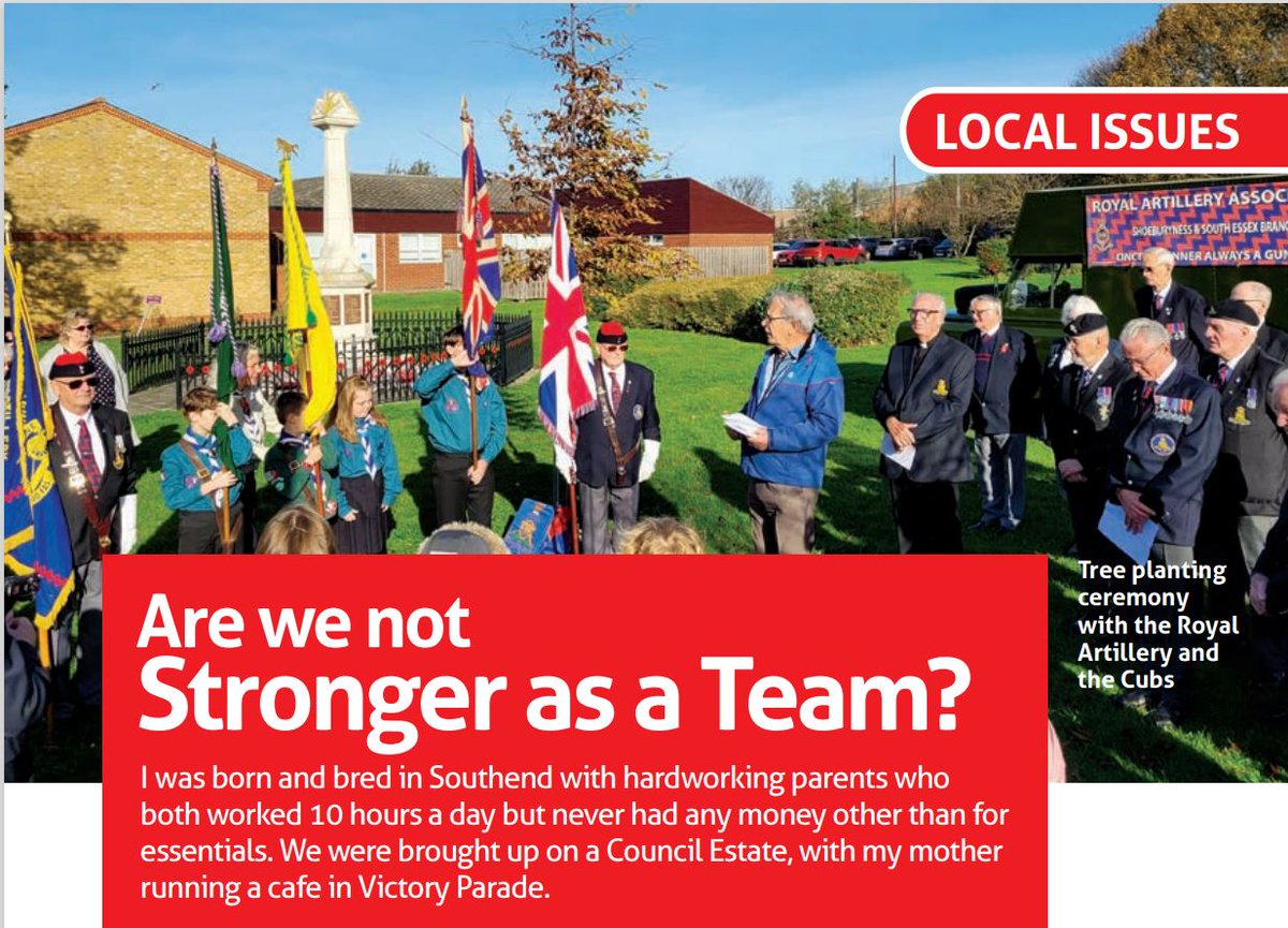 oracle_essex's tweet photo. Are we not Stronger as a Team is this month's local issues article by Peter Lovett, Chairman of Shoeburyness Residents Association.
To view the full article, please visit - https://t.co/jECZrwtBcT
#southend #ThePowerOfTeamWork https://t.co/fcP3NJ2B0y