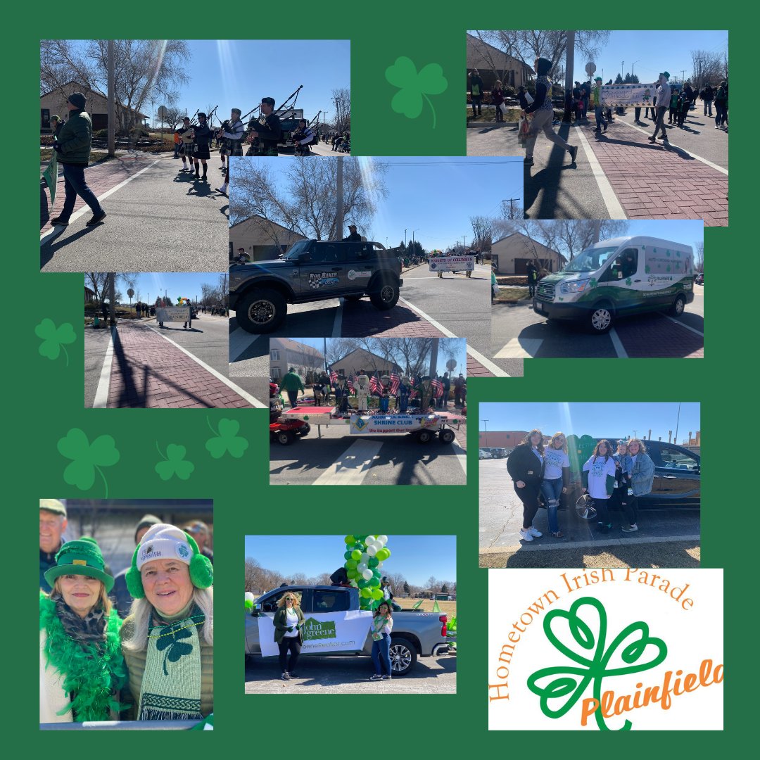 Don't forget to join us this Sunday for Plainfield's Hometown Irish Parade!

Did you know that there will be a PaddyMile Run &amp; Bike Decorating Contest and then the parade!  

Looking forward to seeing everyone!
Sunday, 03.17.24 1pm Downtown Plainfield!
