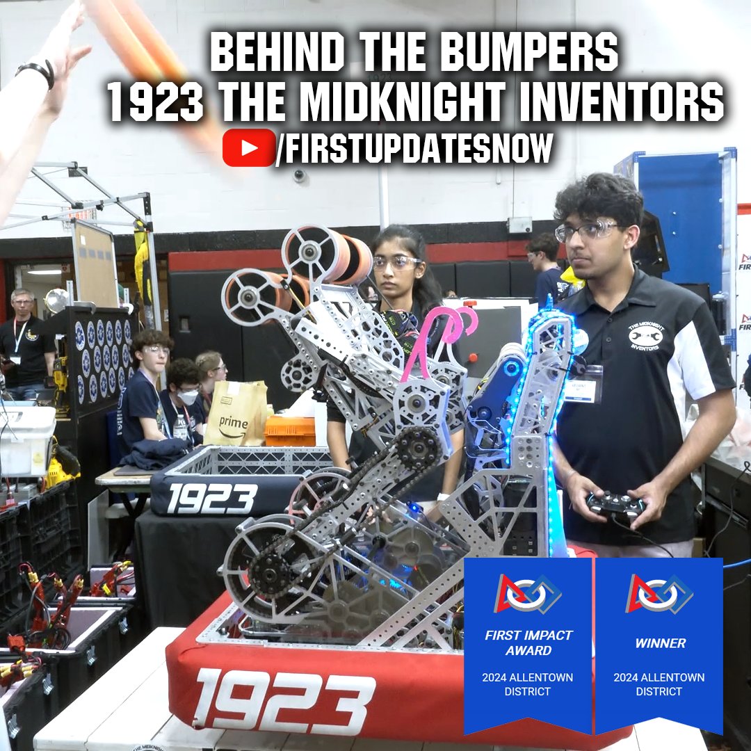 FUN FRC (@funfrc) on Twitter photo youtu.be/64dy2HsZmTg FMA Allentown Champions and Impact award winners <a href="/FRC1923/">MidKnight Inventors</a> The MidKnight Inventors has a top tier CRESCENDO robot! Dive into their incredible transformer-esque machine with the ability to speaker and amp score with an incredible amount of versatility. youtu.be/64dy2HsZmTg FMA Allentown Champions and Impact award winners <a href="/FRC1923/">MidKnight Inventors</a> The MidKnight Inventors has a top tier CRESCENDO robot! Dive into their incredible transformer-esque machine with the ability to speaker and amp score with an incredible amount of versatility.