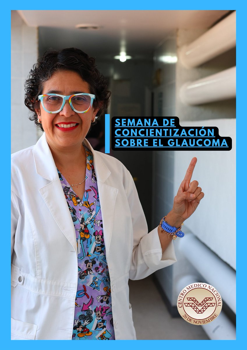 🏥🤓 👀SEMANA DEL GLAUCOMA Hoy comienza la #SemanaMundialdelGlaucoma para concientizar sobre las consecuencias de esta enfermedad en la salud ocular. El glaucoma es la causa principal de ceguera irreversible. ¡No pierdas tu visión y acude al oftalmólogo! 🧑🏽‍⚕️👁 Dra. Sandra Dixón.