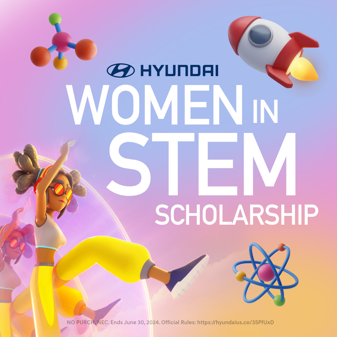 🌟 Hyundai celebrates #InternationalWomensDay by launching the 5th annual Women in STEM Scholarship! 🎓💡 5 inspiring female STEM students will be awarded $10,000 each this September. Empowering the next generation of women leaders! #HyundaiWomenInSTEM #EmpowerHerFuture 🚀👩‍🔬👩‍💻