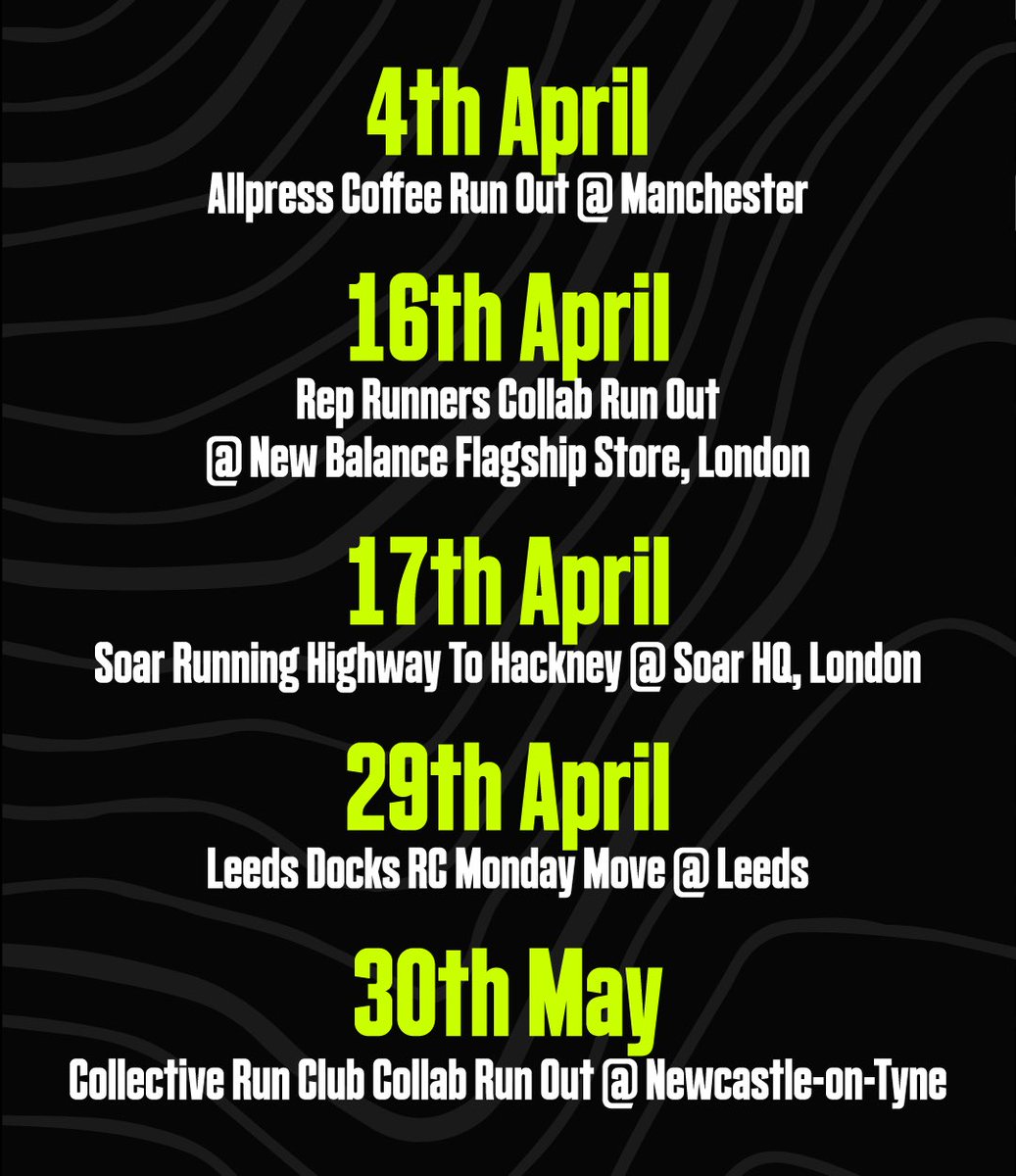 🚨New Dates Added🚨 We’re excited to announce the next set of stops on our run tour in April. Some very exciting brand and run crew collabs coming up! We’ll be heading further south and further north, as we continue our mission to spread the otesports.co.uk/news/2024-even…