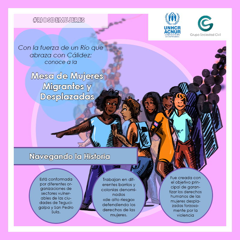 🔥Marzo con M de Mujer.
🦋Marzo es para Conocer a la Mesa de Mujeres Migrantes y Desplazadas. Acompáñanos a Navegar su historia 🌊
#RIOSDEMUJERES