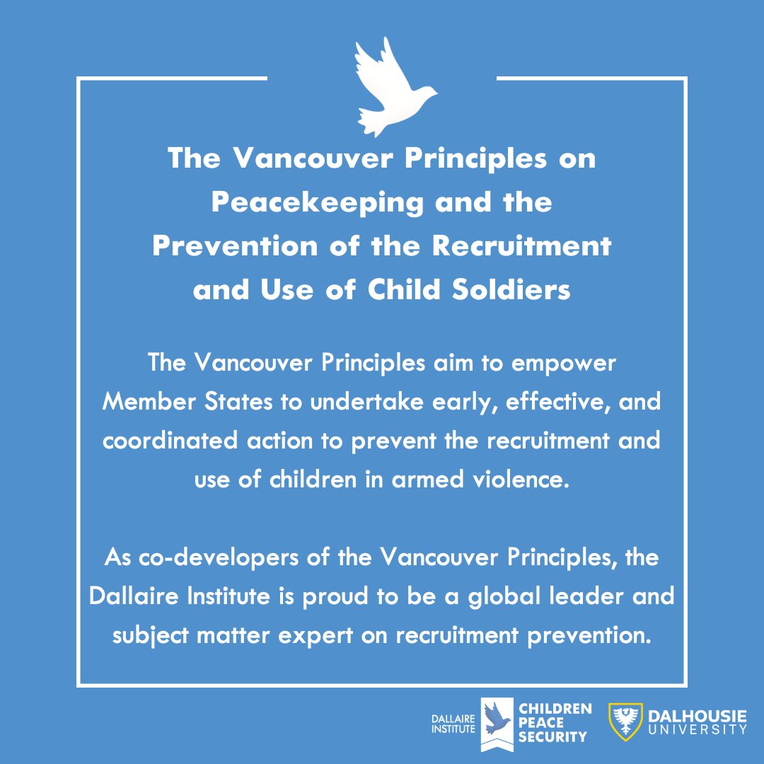 Get to know the Dallaire Institute for Children, Peace and Security, and how we prevent the recruitment and use of children in armed violence. 👉 Visit us at: dallaireinstitute.org #children #peace #security #childsoldiers #VancouverPrinciples @romeodallaire