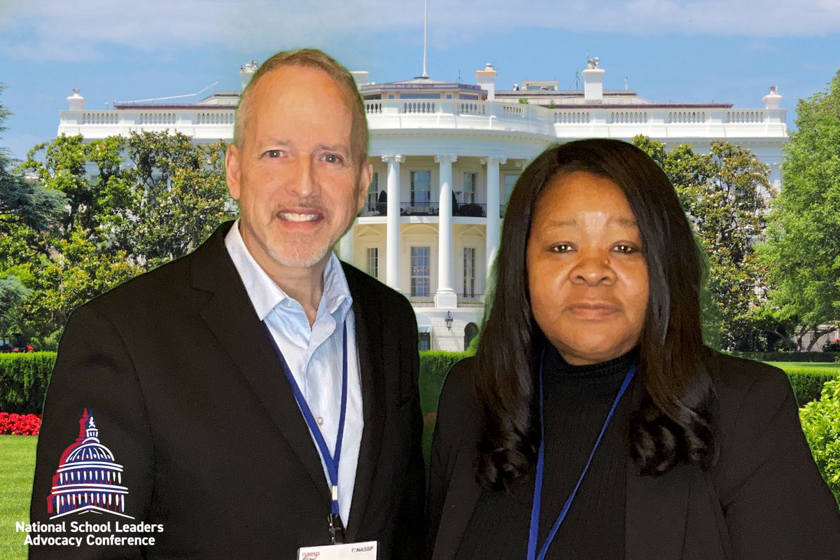 Executive Director, Chris Wooleyhand and President, Tracy Hilliard are enjoying their time advocating in D.C. #PrincipalsAdvocate @NAESP