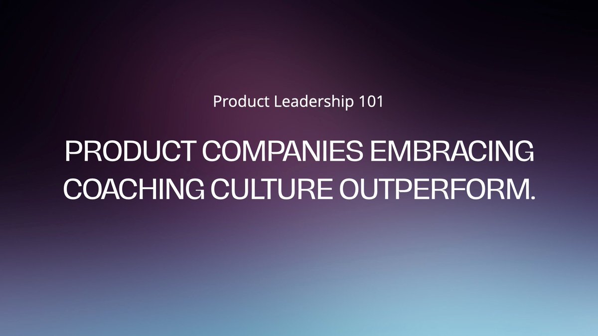 GREAT PRODUCTS START WITH STRONG PRODUCT LEADERS ↓

Great products don't happen by accident.

They start with strong product leadership.

What exactly does product leadership mean?

linkedin.com/feed/update/ur…