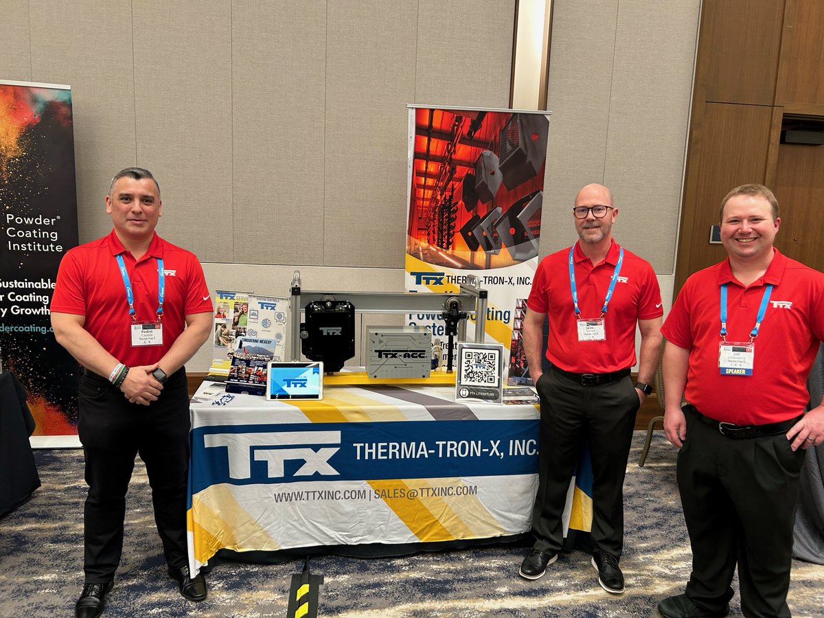 TTxEcoatChick's tweet photo. TTX has a great crew at #PowderCoatingWeek in Orlando! Stop by Table 17 and find out what's new with Therma-Tron-X, Inc. Your Best Finish Starts With Us! 
https://t.co/VOeUKnQHRP https://t.co/Al1ACz02NX