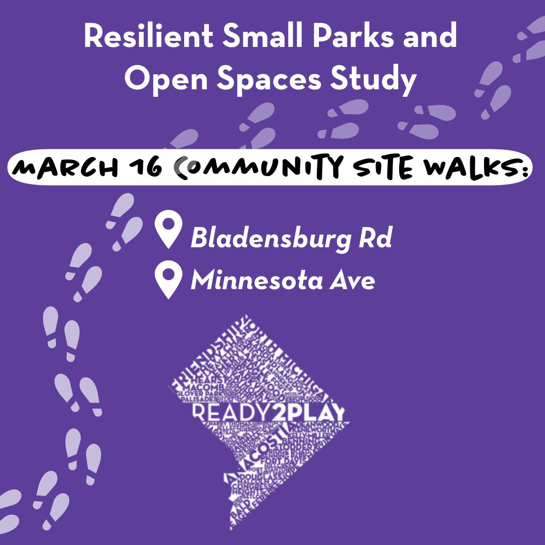 OPinDC's tweet image. DC has &amp;gt;1,100 District-owned small parks and open spaces. OP and @DCDPR are studying how to improve them for community benefit and sustainability. 

Join us March 16 for site walks along 2 corridors to assess the current state &amp;amp; plan for the future. ➡️rb.gy/pytte9