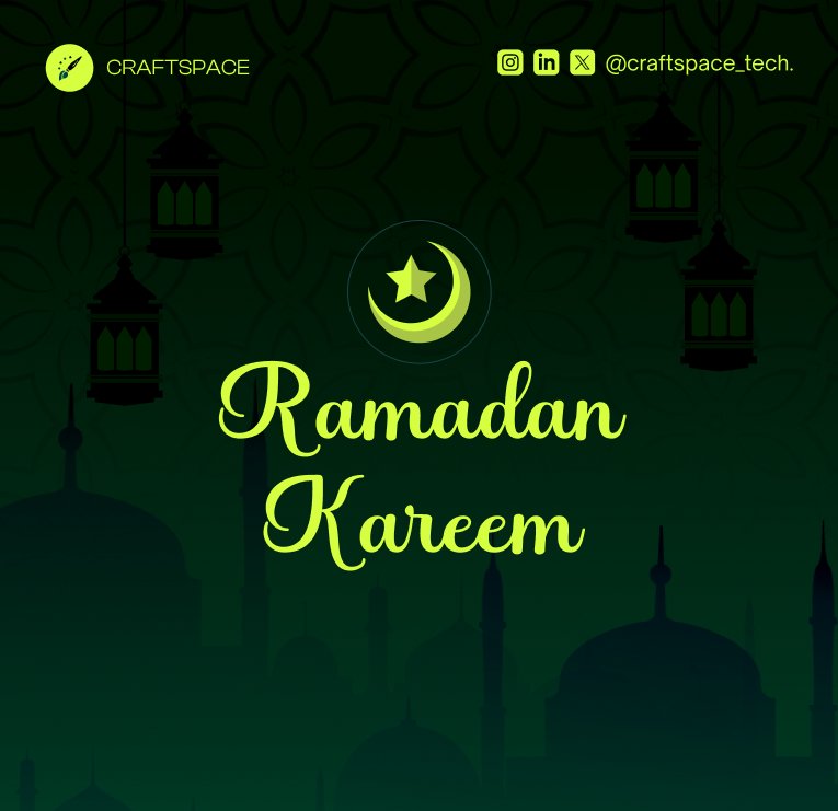 craftspace_tech's tweet photo. Ramadan Kareem to all our Muslim friends,users and customers
Wishing y'all the best in this holy month.🙏🌙
May Allah answer all our prayers and shower us his blessings ❣️🙏
#ramadanmubarak https://t.co/1y0rPWxqo0
