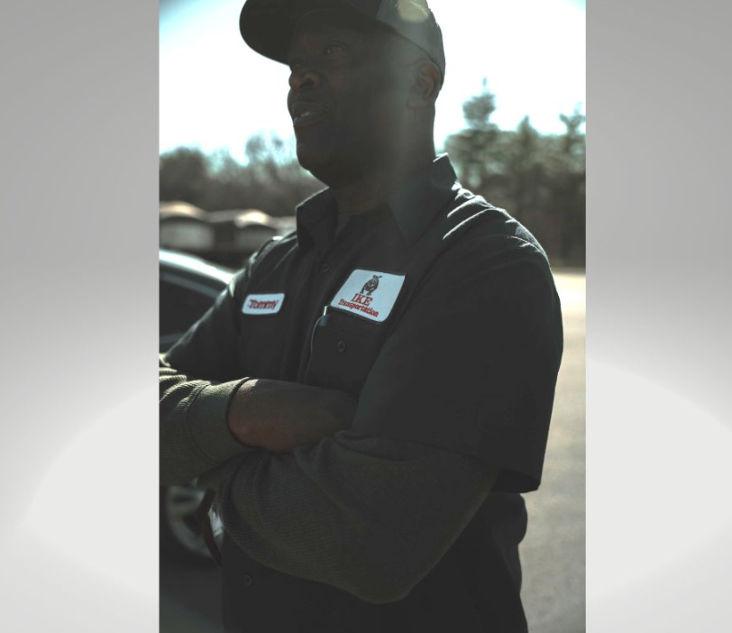 Ike_Transport's tweet photo. In the realm of transportation, every journey tells a tale of perseverance and passion. 📷 Meet Tommy, one of our dedicated drivers, standing tall next to IKE Transportation. Rain or shine, he embodies the spirit of excellence on the road. . #TruckersLife #OnTheRoad https://t.co/Qd0EJsEgSy