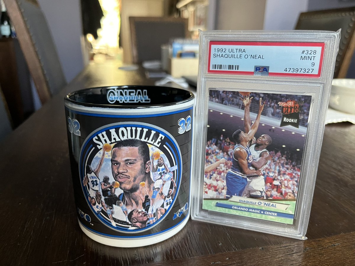 JCPCards's tweet image. Ayo, @CardPurchaser don’t be jelly of my Diesel Mug Mail day bro. LFG #ShaqAttack #LFG #TheHobby