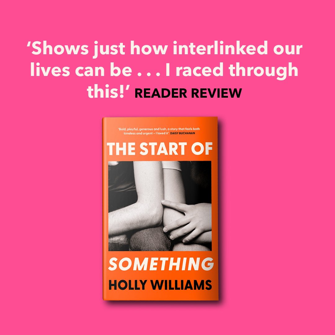 Holly_bops's tweet photo. One month till THE START OF SOMETHING is published by @orionbooks! 

Some lovely Net Galley reader views coming in… journalists, bloggers, authors and booksellers, you can request it here https://t.co/99rfky7dBF

Preorder here! And make an author happy: https://t.co/JB6gAw9yHx https://t.co/bysG968xRc