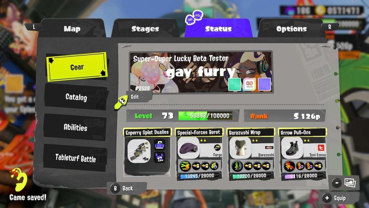 NormalFer_'s tweet image. oMg HoW dId YoU kNoW i'M gAy???  #Splatoon3 #NintendoSwitch