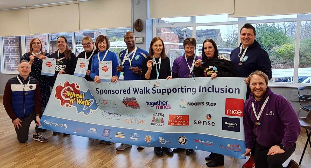 Charities & sponsors united for Wheel’n’Walk: Birmingham's Walk for Inclusion @CannonHillPark on 02/06! Join us in an inclusive event for all! cpmids.org.uk/news-events/ev… #WalkForInclusion #BirminghamEvent