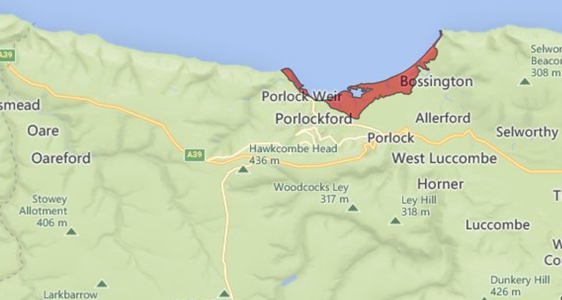 A flood warning has been issued for #Somerset coast at Porlock Weir due to the high tide at 7.45AM tomorrow morning. Check your flood risk and sign up for flood warnings: check-for-flooding.service.gov.uk