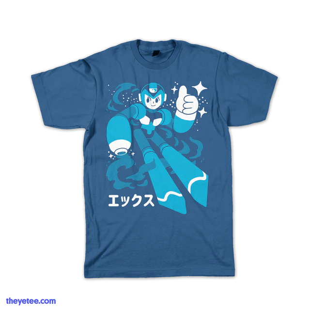 mega man (character) 1boy male focus blue theme solo android smile arm cannon  illustration images