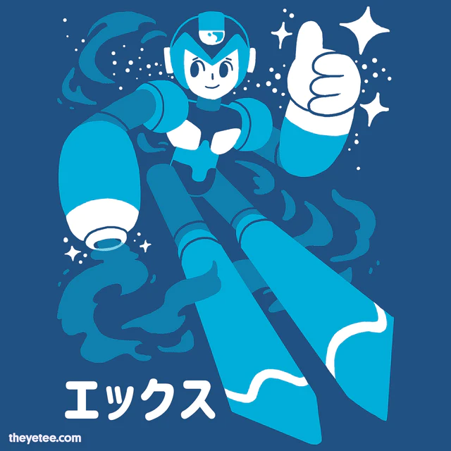 ロックマン(キャラクター) 「How could you even improve on such a cla」|The Yetee 🌈のイラスト