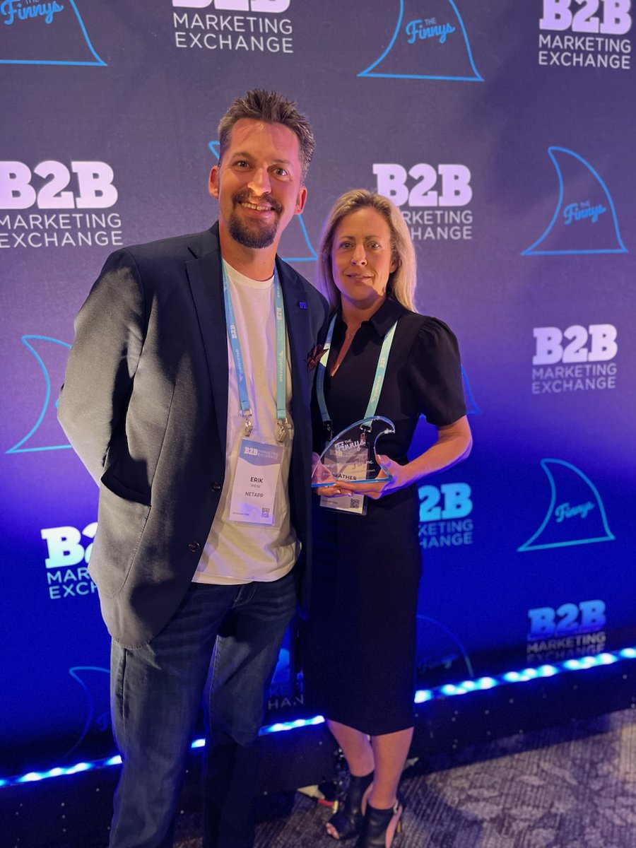 So grateful to @B2BMX for honoring us with the B2B 2024 Killer Content Award! 🏆 Our 'This Old Data Center' production (in partnership w/ @Insight_SI) offers valuable insights on IT infrastructure modernization in a unique way. Watch the series at: ntap.com/3T8ZT5X