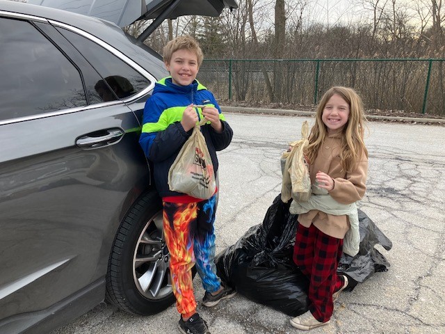 Thank you, Gratitude Generation who donated 240 bags of personal care items for neighbors visiting the Mobile Market in Highwood on March 1st. Thank you to all who contributed and to the young members of Gratitude Generation who handed out the bags to guests.