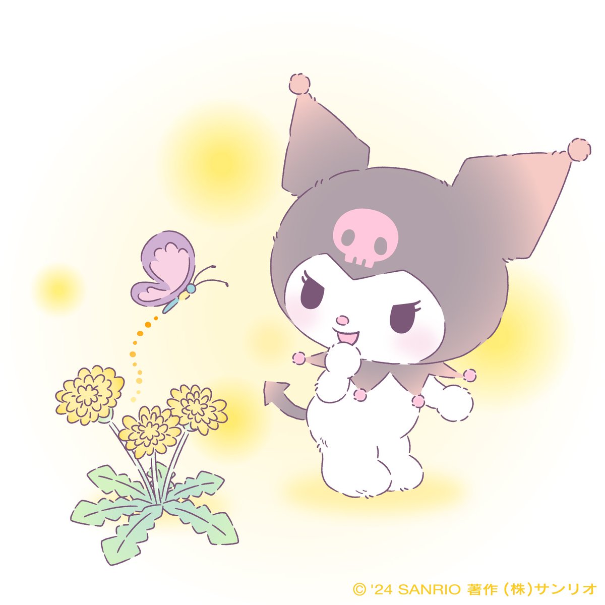 kuromi_project's tweet photo. 小さな春を探しに行くのはどうだい？

#サンリオ #世界クロミ化計画 https://t.co/vH0t80ntxa